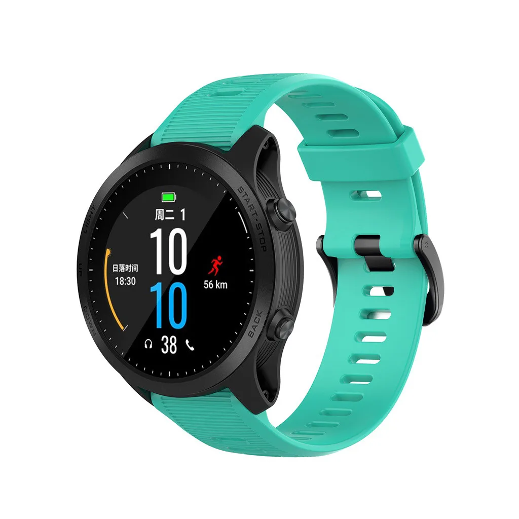 Сменный силиконовый ремешок-браслет для Garmin Forerunner 945/935/Fenix 5/Plus для умных часов, ремешок для наручных часов, спортивный мужской браслет