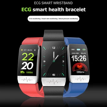 

Body Temperature ECG Heart Rate Monitor Smart Band Bracelet Fitness Tracker Blood Oxygen Measurement Inquiry