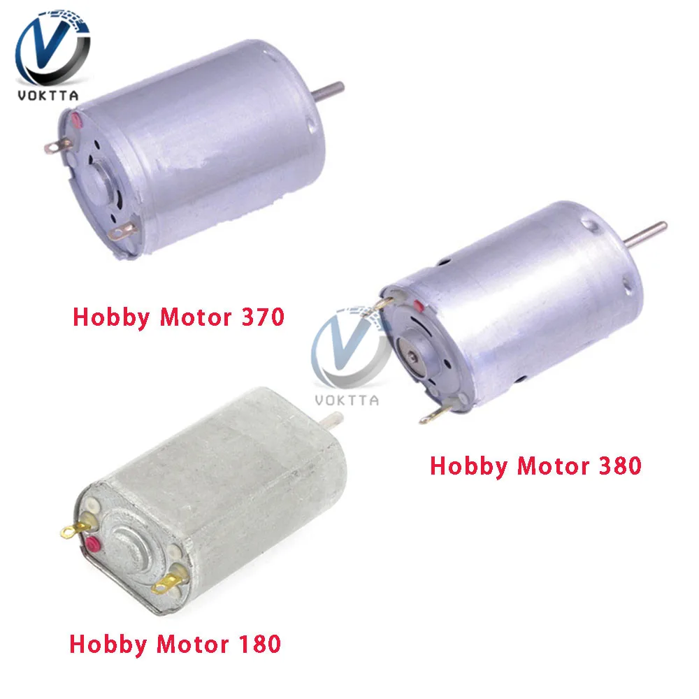 Микро Мотор Hobby мотор редуктор постоянного тока 380/370/180 полый Высокоскоростной