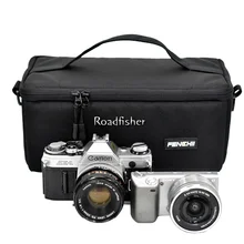 Roadfisher Съемная водонепроницаемая защита для фотографии камера сумка для переноски вставка чехол может соответствовать Canon Nikon sony DSLR Объектив