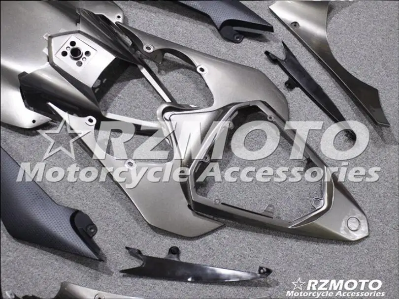 4 подарки набор впрыскивателей Мотоцикл Обтекатели Fit для YAMAHA YZF-R6-600 2008- 08-16 Кузов Набор Пользовательские Серебряный Прохладный