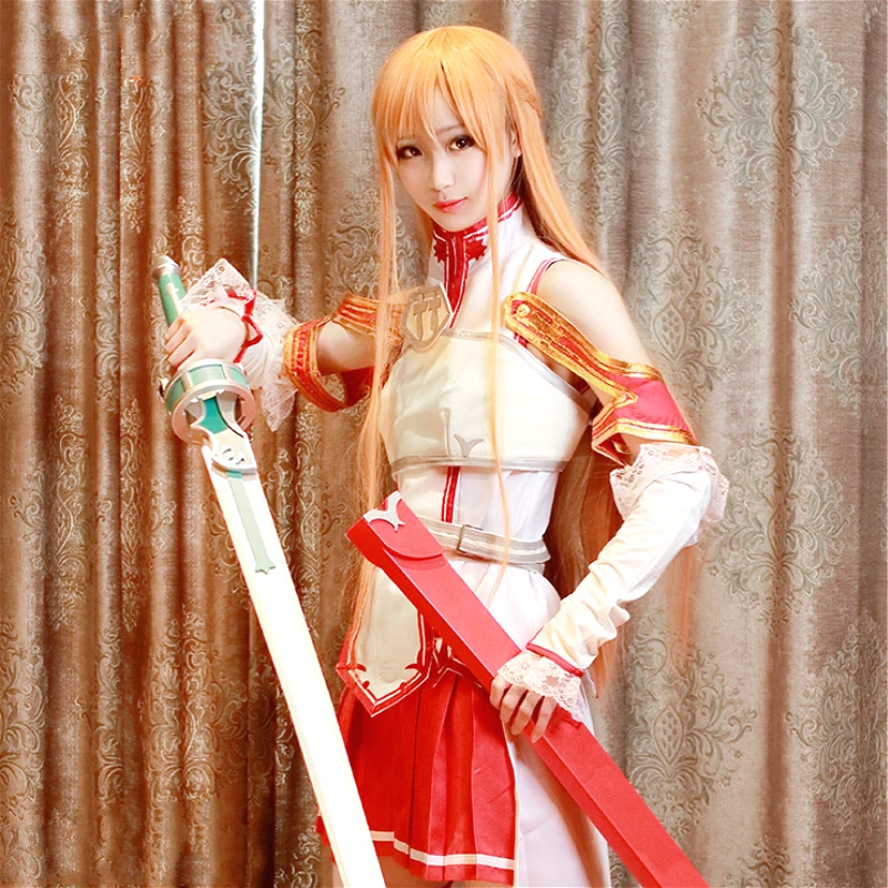 Sword Art Online Asuna Cosplay Costume 