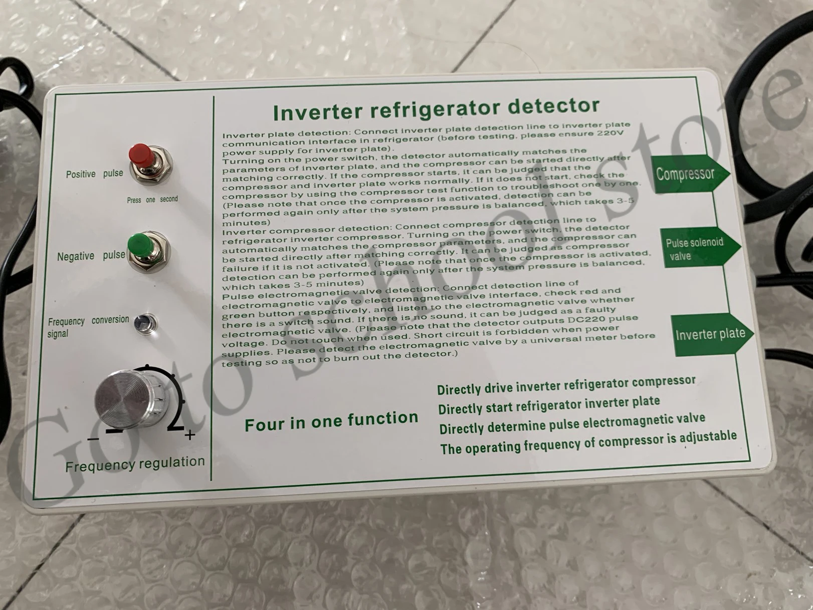 Инверторная плата компрессора холодильника тестер импульсный Соленоидный