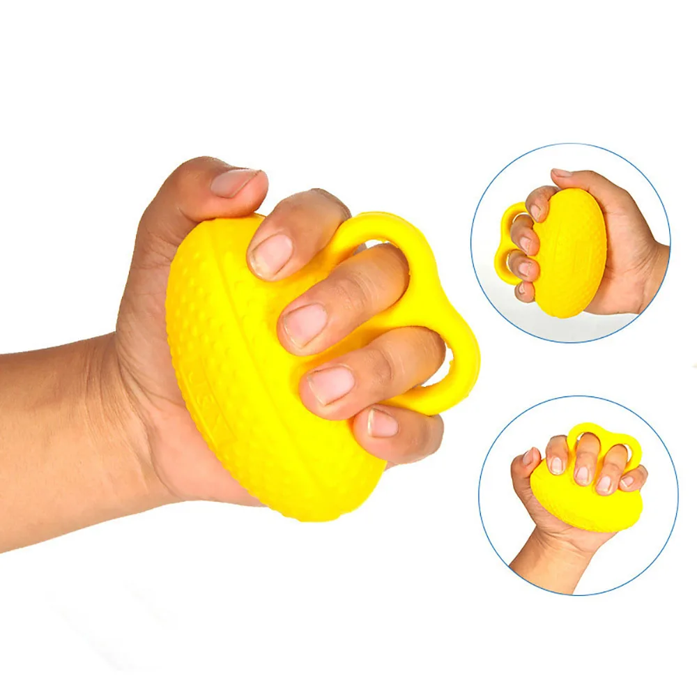 Яйцевидный тренировочный шар для кистей рук захват пальца Упражнение восстановление фитнес-оборудование мышечный силовой мяч
