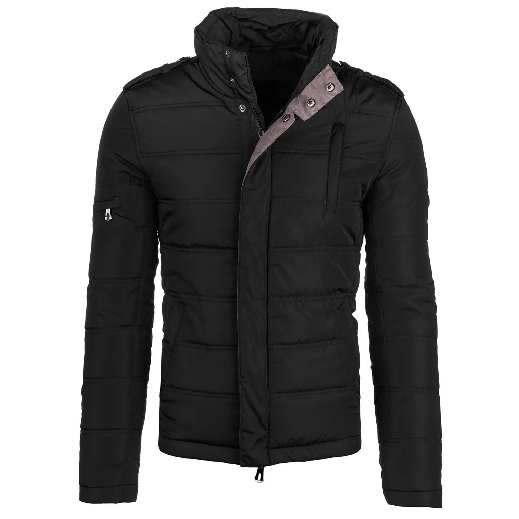Mens Jacket Autumn Winter High Quality Patchwork Hoodie Zipper Loose Outdoor Warm Clothes Jaqueta Masculino