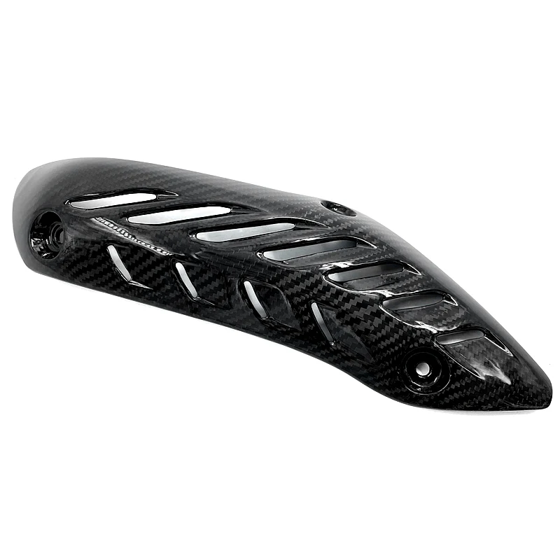 For Ducati Monster 821 1200 14-17 Motorcycle Exhaust Muffler Carbon Fiber Protector Heat Shield Cover Guard Anti-scalding cover (7)