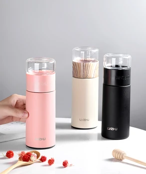 

Vaccum Flask with Glass Tea Strainer Insulate Thermos Mug Insulate Thermos Tea Mug with Strainer Tumbler Thermo Mug 2019 II50BWB