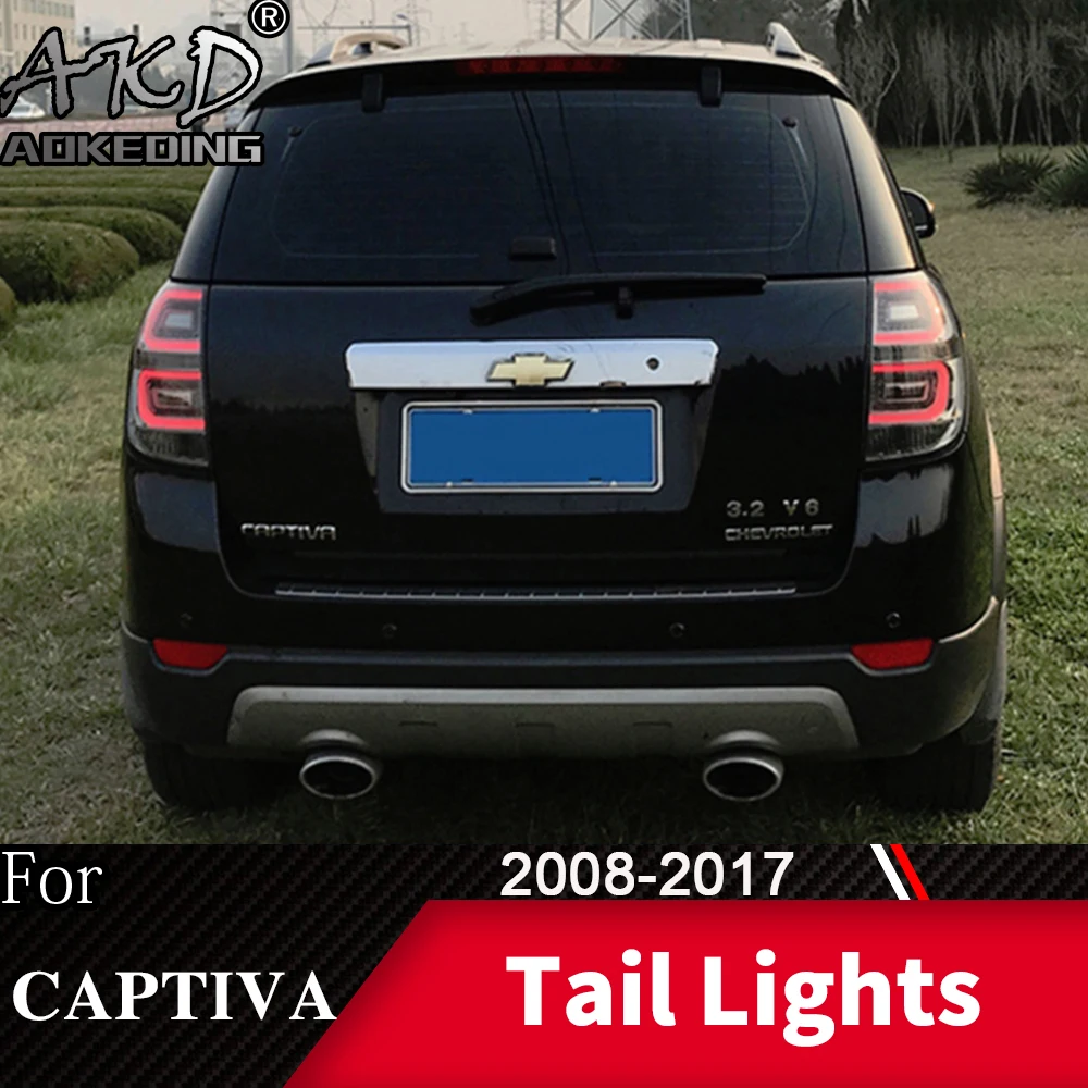 Задний фонарь для автомобиля Chevrolet Captiva 2008- светодиодный задний фонарь Противотуманные фары Дневные ходовые огни DRL тюнинг автомобильные аксессуары