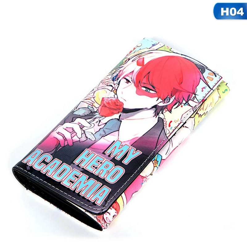 Кошельки для монет Boku No Hero Academy, бумажник для колледжа «Мой герой», Длинные кошельки для школьников, держатель для карт - Цвет: CB0972H04