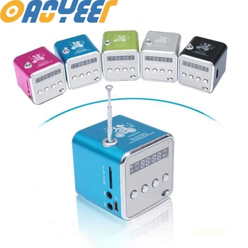 

Mini Digita Linternet Radio FM Receiver SD TF USB Play Stereo Altavoz Mini Speaker Portable FM radio