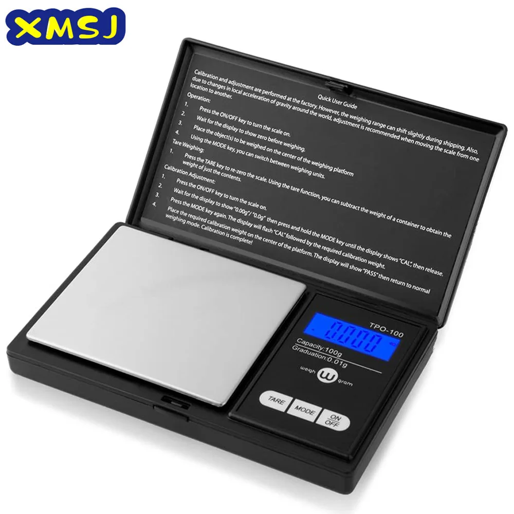 Портативные карманные весы электронный мини-безмен из нержавеющей стали для