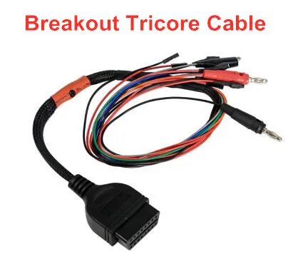 MPPS V18 основной+ TRICORE+ MULTIBOOT V18.12.3.8 с Breakout Tricore кабель OBD Breakout ECU скамья Pinout кабель - Цвет: Tricore Cable