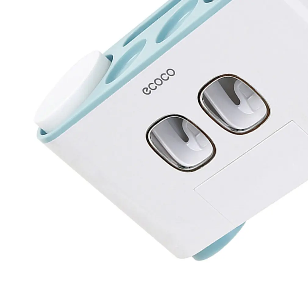 Wall Mount Toothpaste Squeezer Automatic Toothpaste Dispenser Toothbrush Holder Bathroom Accessories Storage Rack
