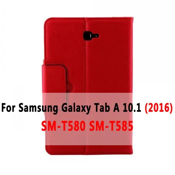 Чехол с клавиатурой Bluetooth для samsung Galaxy Tab A A6 10,1 T580 T585 T580N T585N T510 T515 чехол с клавиатурой+ подарок - Цвет: T580 red case
