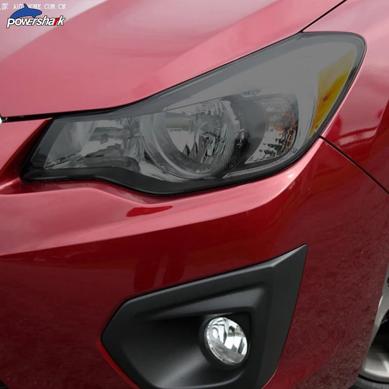 

Car Headlight Tint Black Protective Film Transparent TPU Sticker For Subaru Impreza Hacthback GP 2012-2016 2017-On Accessories