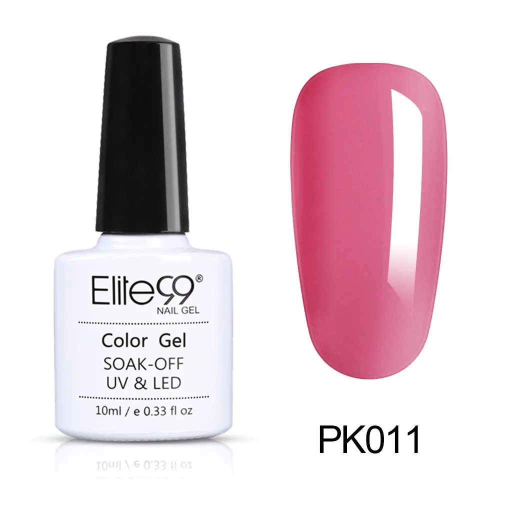 PK011 Elite99 сырный песочный гель для ногтей с молочной цветной гелевой краской Полупостоянный Гель-лак для ногтей маникюр геллак верхнее покрытие гибрид - Цвет: PK011