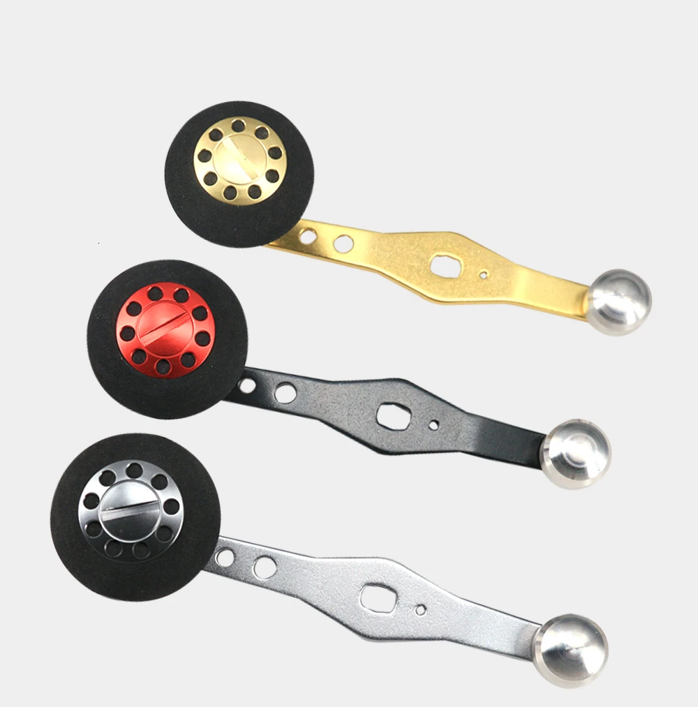 Рыбалка ремонт полный катушки с ручкой из металла single Rocker Arm Gourd ручка блок-противовес аксессуары для ручек shimano/Дайва/Абу pesca