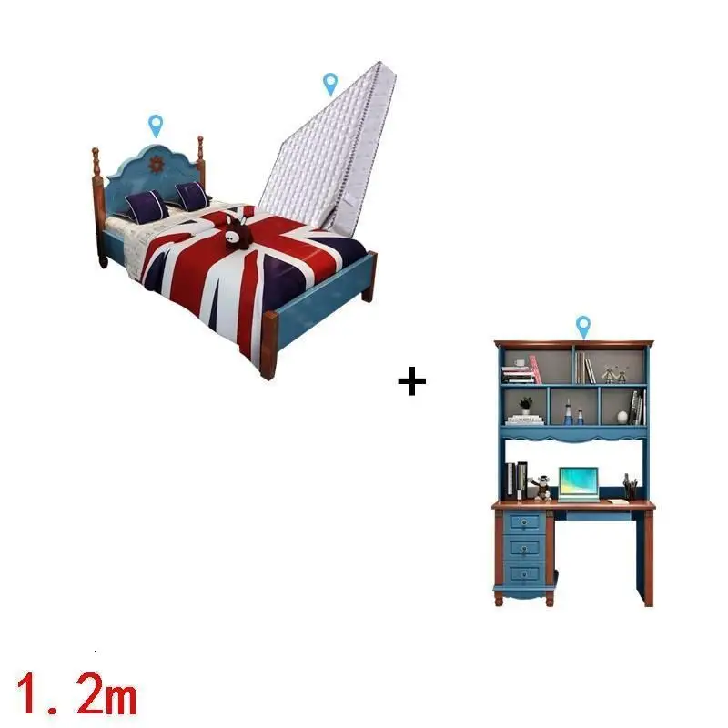Для детская кроватка Mebles Dla Dzieci Kinderbedden дерево Muebles De Dormitorio Кама Infantil горит Enfant Спальня мебель детская кровать - Цвет: MODEL O