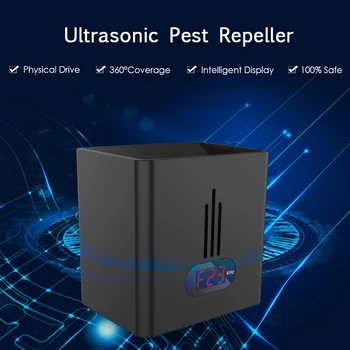 

Hot Ultrasonic Pest Mice Repeller LED Night Light Mosquito Electronic Bug Rat Spider Cockroach Insect Repellent with LCD Display