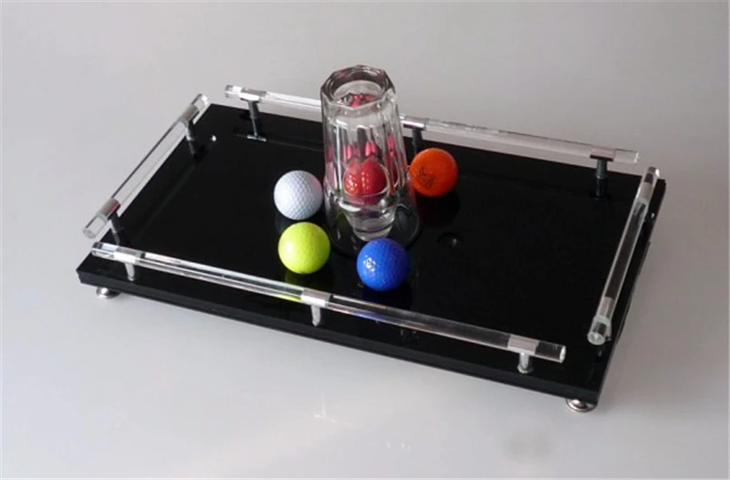 Hole In One Magic Tricks Selected Ball Into Glass Tour De Magie Magician Stage Illusion Gimmick Props Funny Mentalism