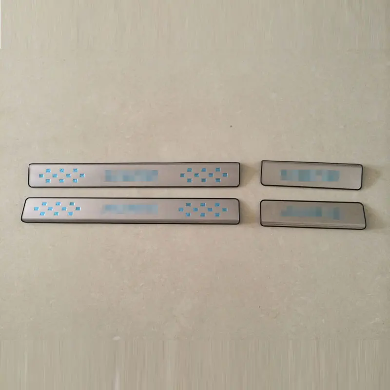 for Toyota AURIS- Stainless Door Sill Strip Welcome Pedal Trim Auto Car Styling Stickers Accessories 4 Pcs