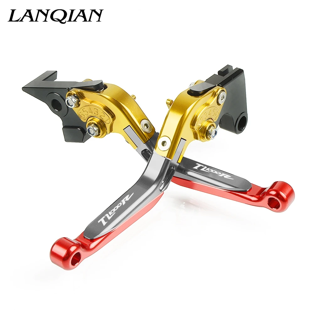 Для Suzuki TL1000R 1998 1999 2000 2001 2002 2003 с логотипом аксессуары для мотоциклов CNC Регулируемые тормозные рычаги сцепления