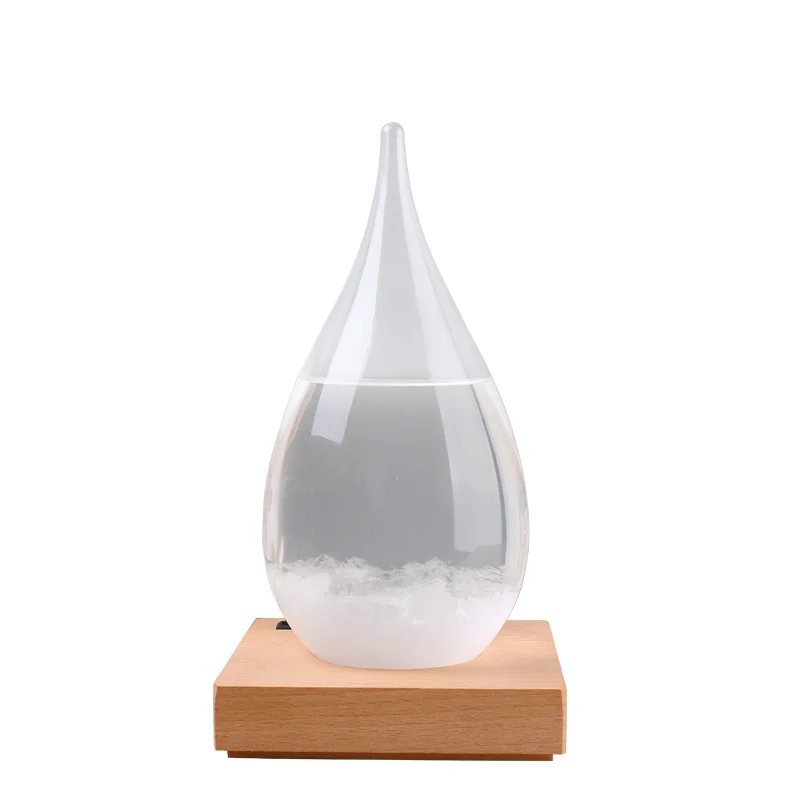 Storm Glass Weather Forecast Crystal Pear Shape Decor Christmas New Year Gift Weather Forecast for Bottle Drop Storm Art Decor Storm Glass Weather Forecast Crystal Pear Shape Decor Christmas New Year Gift Weather Forecast for Bottle Drop Storm Art Decor