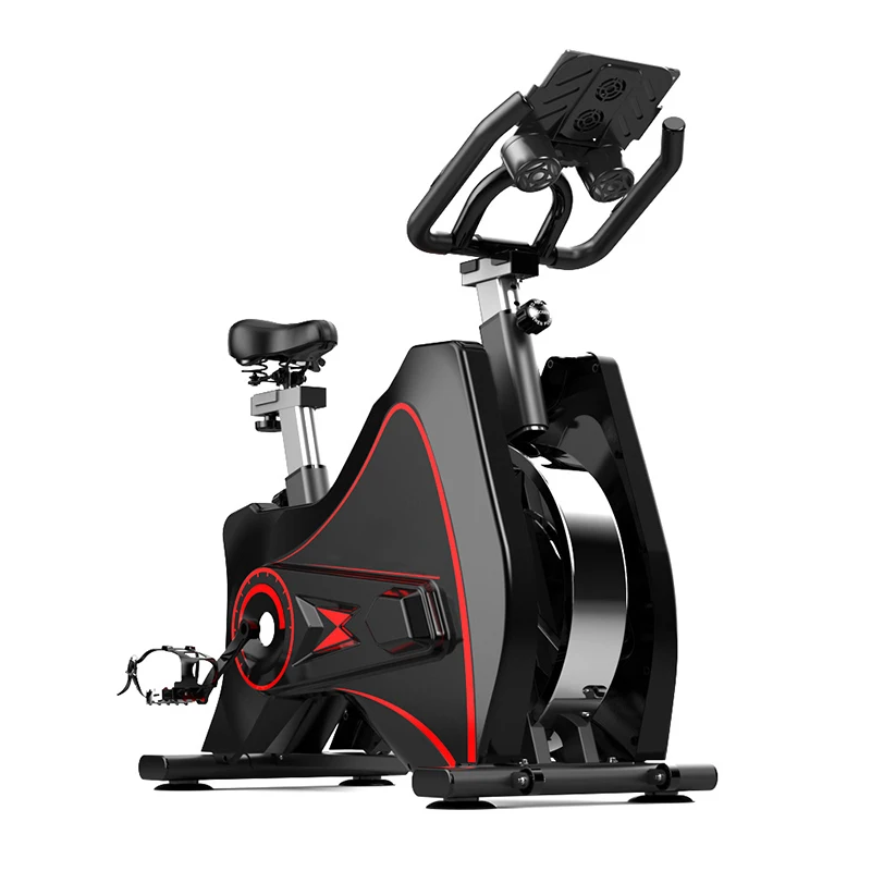 806 Indoor Ultra-quiet Spinning Bike Magnetic Control Indoor Exercise Bike All-Inclusive Sports Gym Bear 250KG
