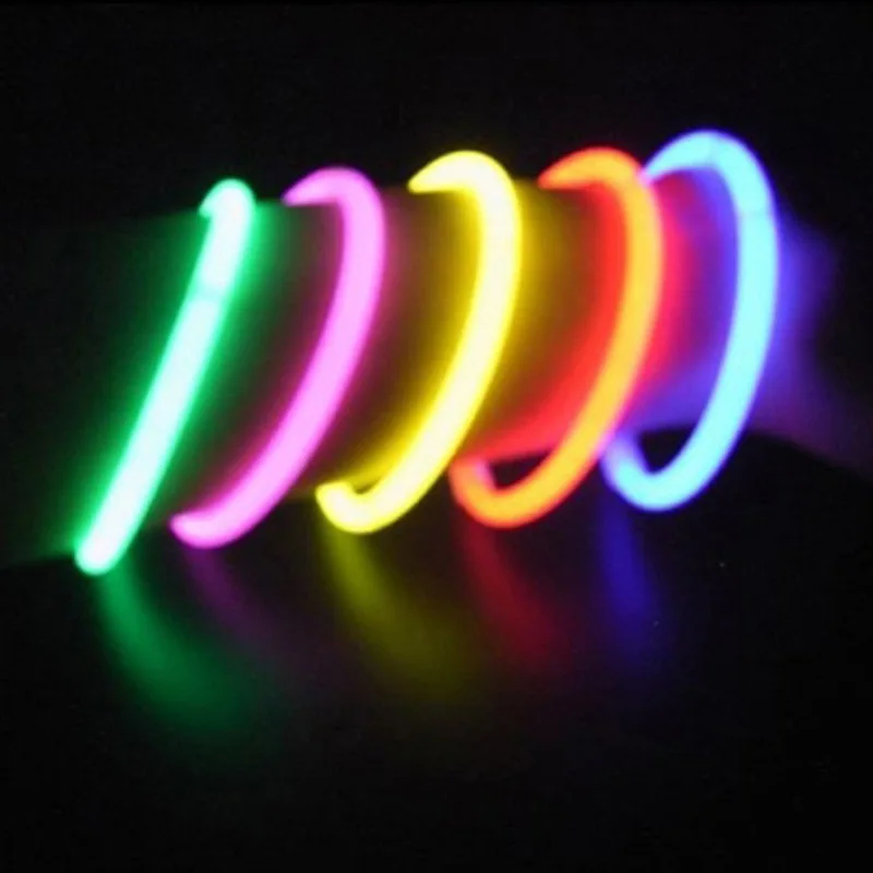 TOPJOWGA Pulseras Luminosas Fluorescentes, 234PCS Pulseras Neon Party, Glow  Stick Luminosas, Barras Luminosas Fluorescentes con Conectores, Decoracion