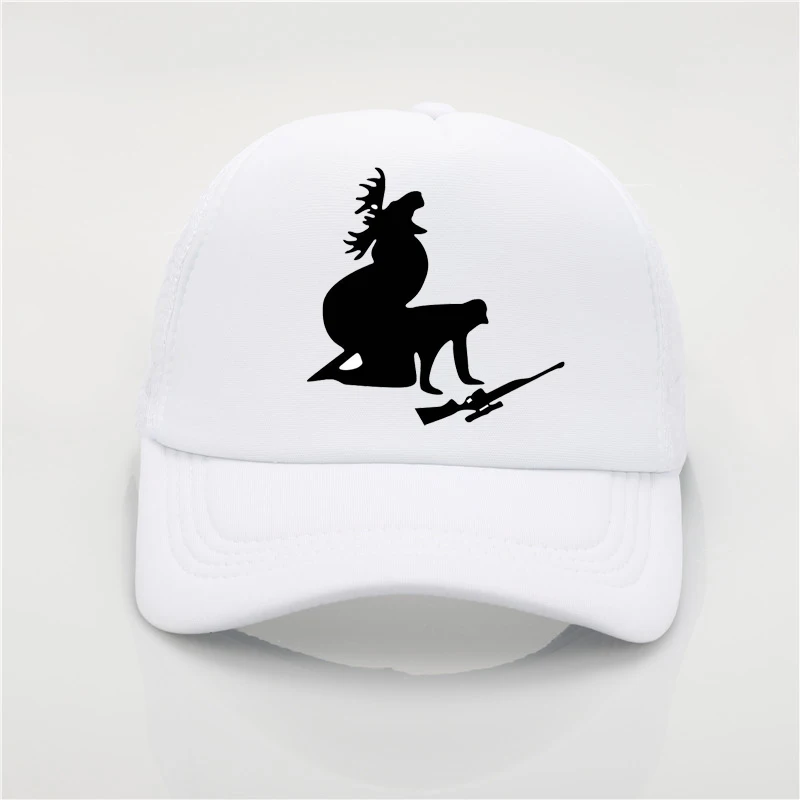 Модная шляпа Moose охотничья печать шапка с сеткой бейсболка Мужская и wo мужская летняя Трендовая шапка новая молодежная Джокер Солнцезащитная шляпа пляжный козырек шляпа