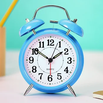 

Small Alarm Clock Student With Silent Bedside Creative Alarm Clock Personality Simple Children Luminous Cartoon Alarm CC7NZ