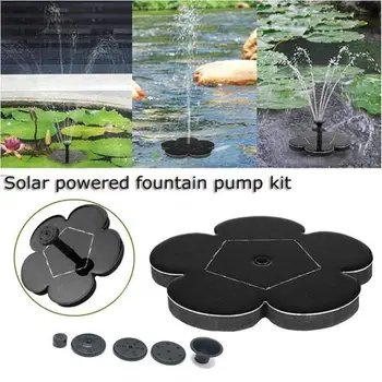

Miniature Floating Solar Fountain Pond Garden Water Pump Monocrystalline Panel H55A