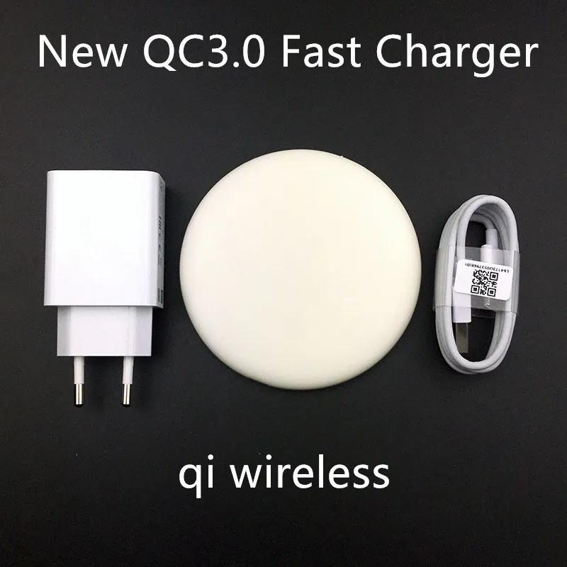with new Charge set 18 Вт xiaomi qi Беспроводное зарядное устройство qi Зарядка для xiaomi Mi9 MiX 2S Mix 3 Qi для iPhone XS XR XS MAX 10 Вт Зарядка для samsung - Цвет: with new Charge set