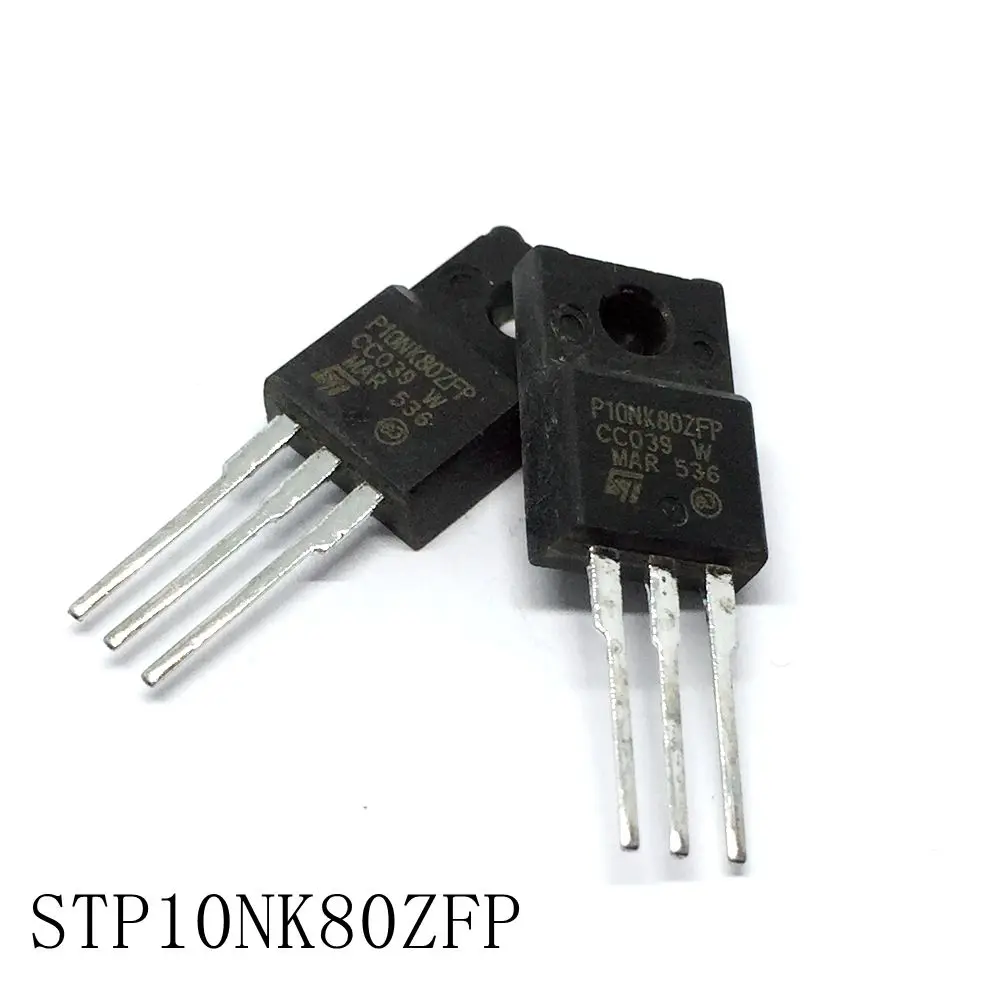MOS STP10NK80ZFP TO-220F 10A/800V 10 шт./лот новинка на
