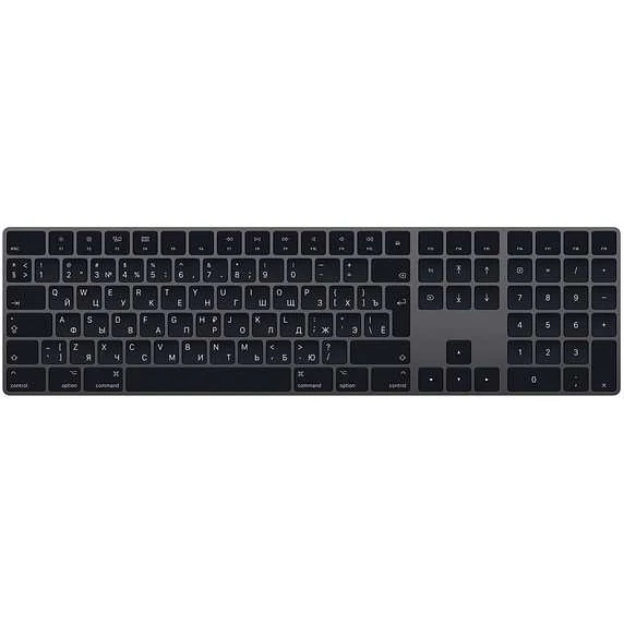 Клавиатура Apple Magic Keyboard темно-серый USB беспроводная BT slim Multimedia