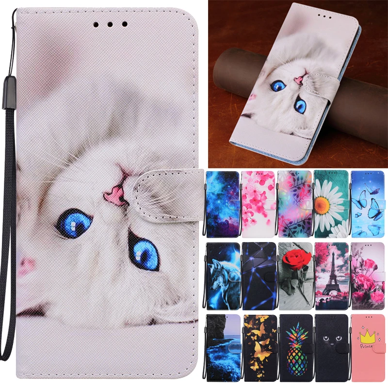 Магнитный кожаный чехол A20e для телефона Samsung Galaxy A20 E A20s A 20 A205 A207 A202 чехол-книжка