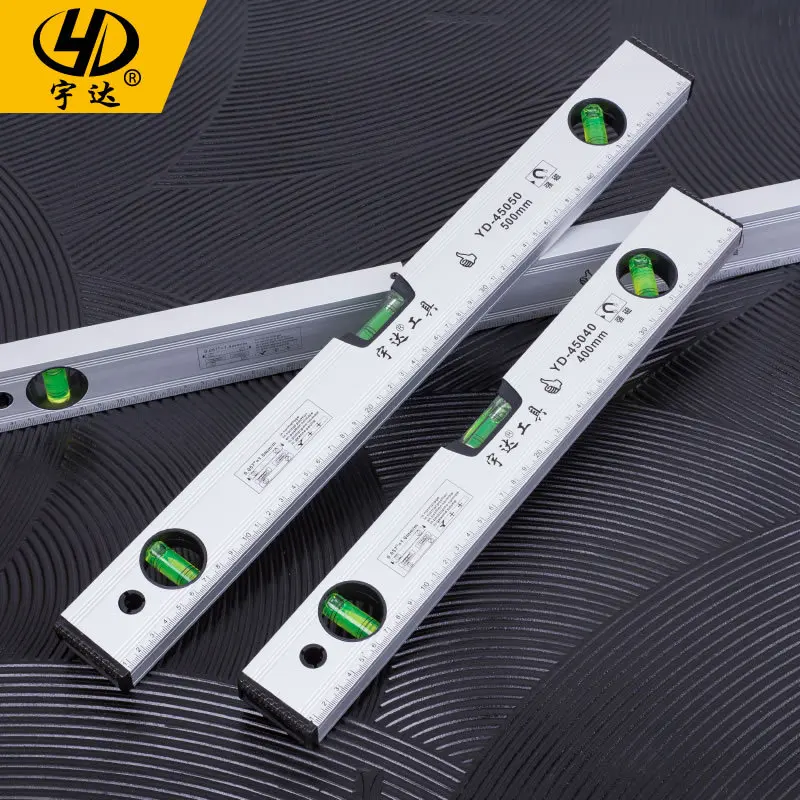 

Aluminium Alloy 82-Shape Horizontal Ruler Cast Aluminum Three Bubble High Precision Strong Magnetic Bubble Level Blisters Feet B