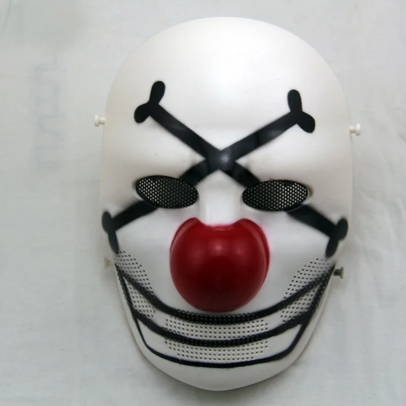 

Clown Full Face Tactical Mask Skull Airsoft Paintball Mask Army Military CS Wargame Cosplay Costume Halloween Party Funny Masks