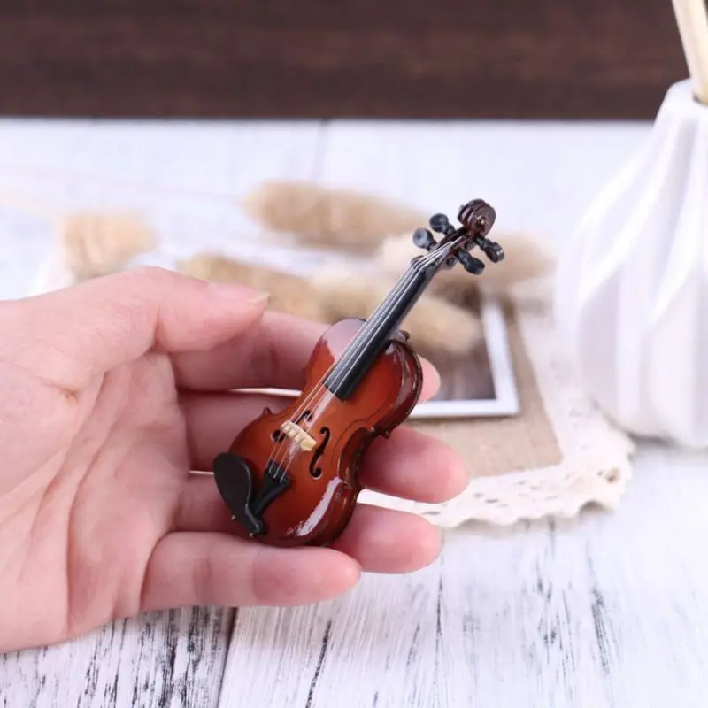 Violin Miniature with Case Deko Geige mit Geigenkoffer