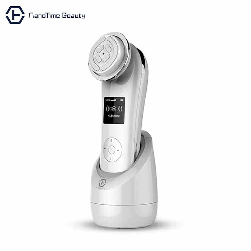  Nanotime Facial Massager For Face Lifting Rf Ems Face Massage Deep Cleansing Face Massager Lifting 