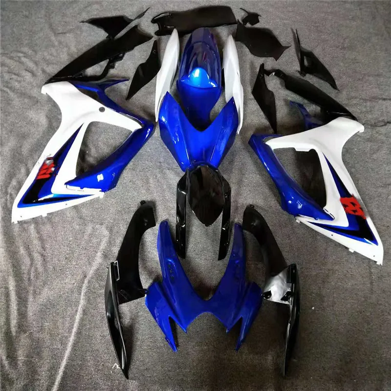 GSXR600 GSXR750 06 07 ABS обтекатель для Suzuki синий белый GSX R 600 GSXR 750 K6 2006 2007 мотоцикл сине-белый