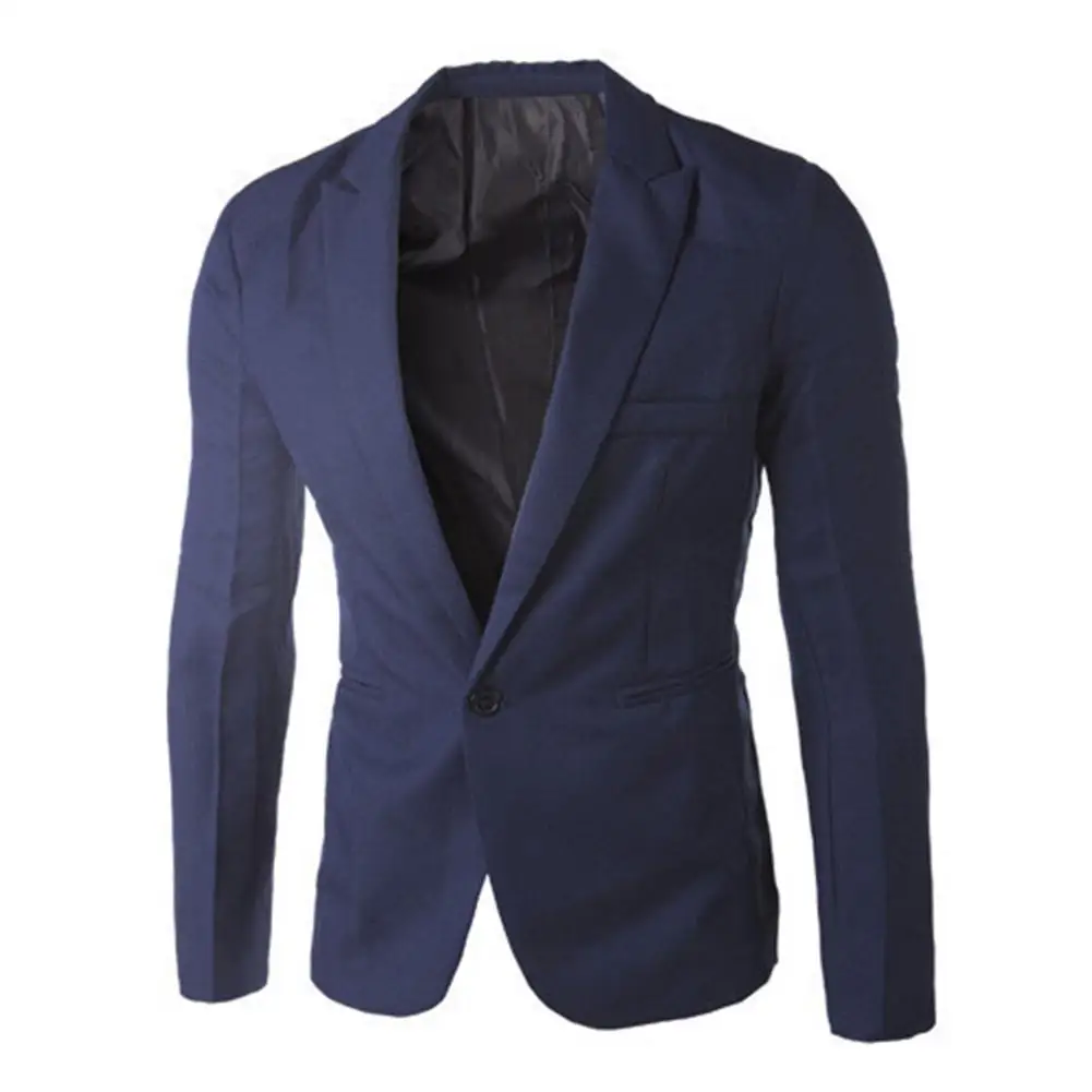 men clothing 2021 fashion suit Blazer Solid Color Casual Business Suit Jacket Autumn Outwear Top Pink xxxl | Мужская одежда