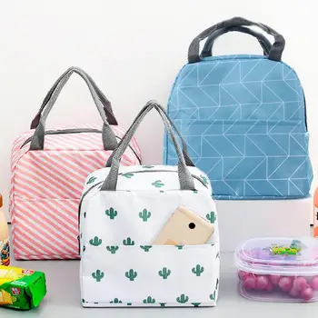 

Flamingo Pattern Heat-Retaining Beautiful Functional Lunch Box Tote Bento Bag Picnic Storage Bag Waterproof Travel Handbag