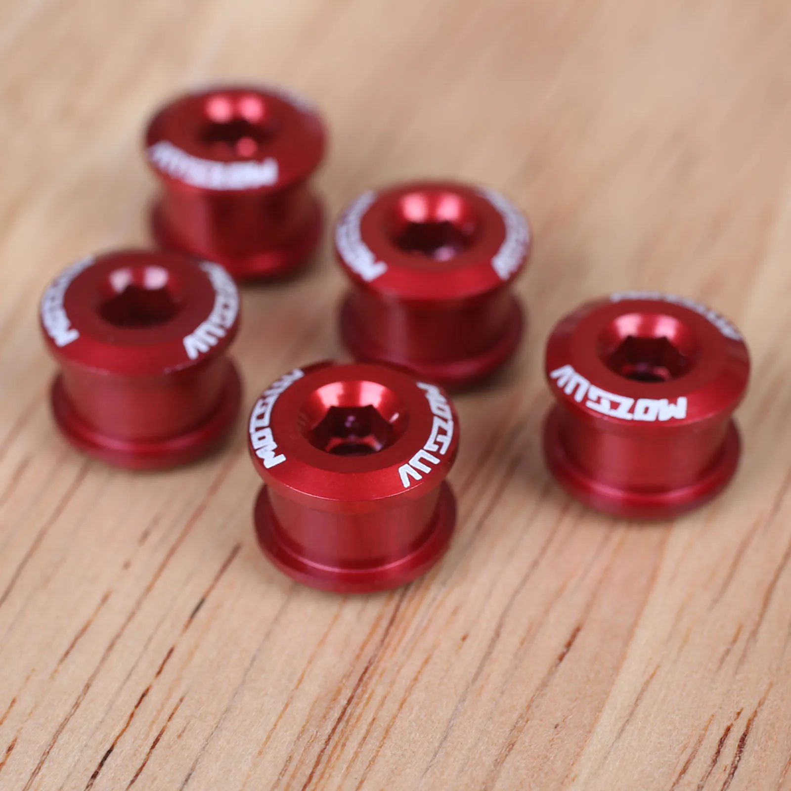 5Pcs MTB Bicycle Chainring Bolt Single Chainwheel Screws Alloy 7075 4.9mm/6.4mm Road Cycling Bike Disc Screws for Crankset Parts