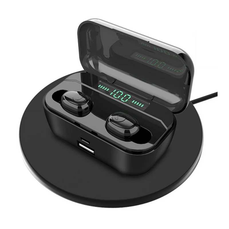 

Bluetooth Wireless Earphone LED Electricity Display Waterproof Sports Earbuds With 3500mAh charging box