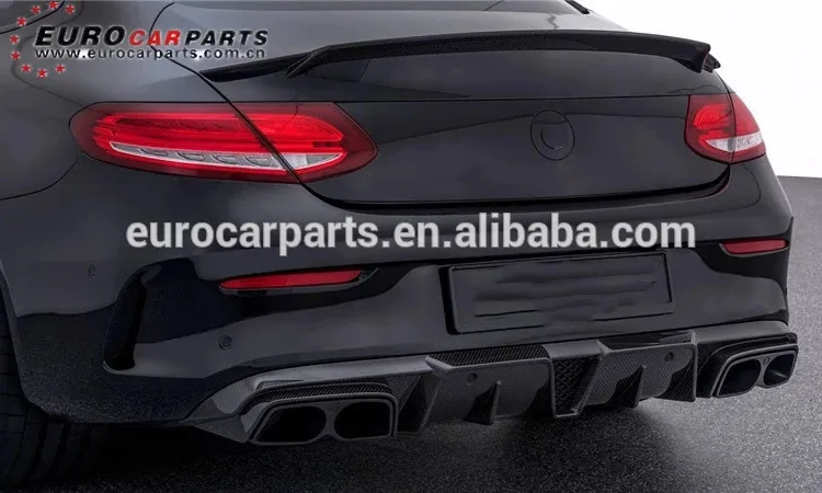 C Класс W205 заднее крыло подходит для C-CLASS C63 B-style карбоновое заднее крыло 14-16y