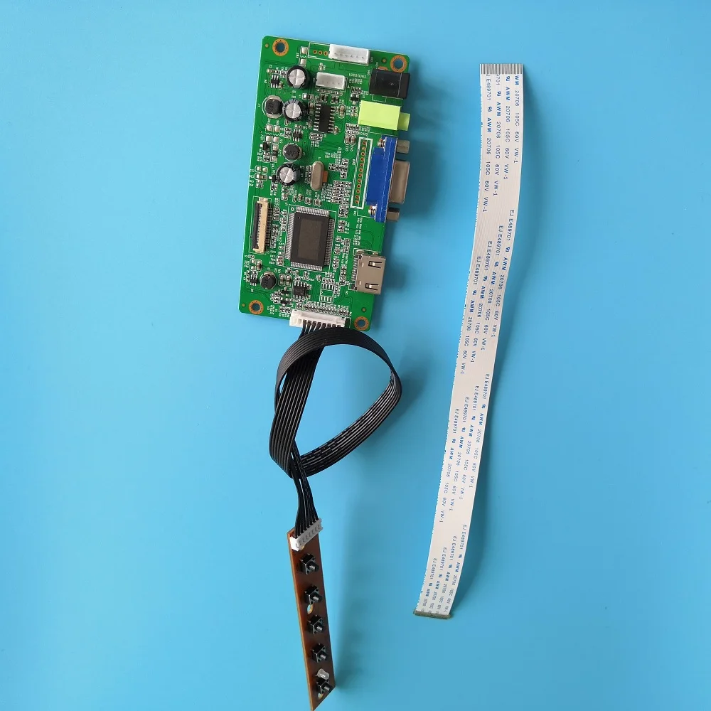 Для B156XTN04.5 DIY плата контроллера lcd EDP драйвер 30Pin комплект VGA экран дисплей монитор 1366X768 15,6"