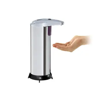 

Automatic Soap Dispenser Touchless Stainless Steel Soap Dispenser IR Infrared Motion Sensor Hand Sanitiser for Kitchen Bathroom