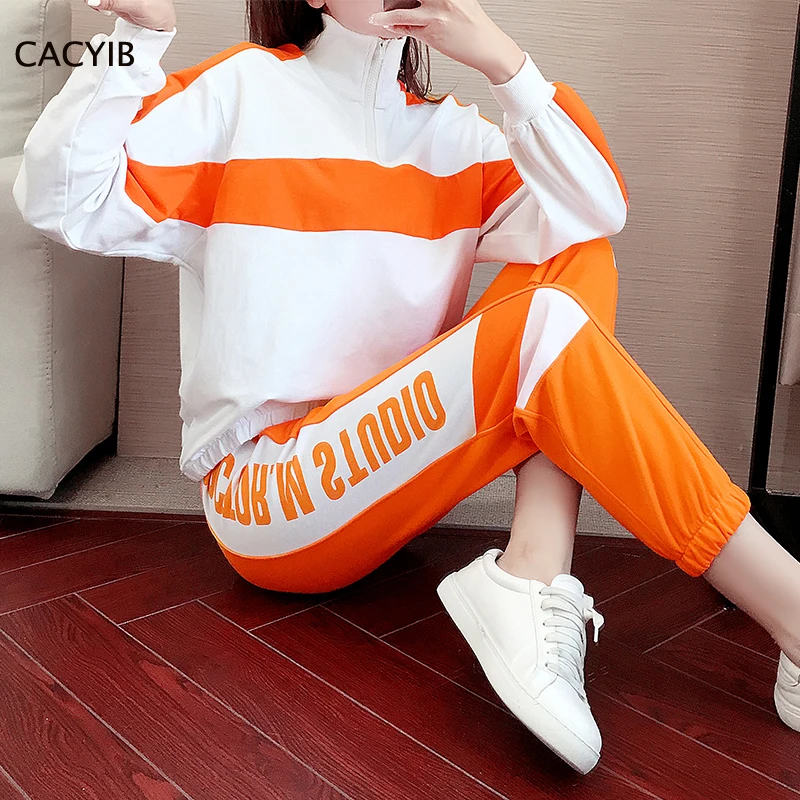 

2020 Women's tracksuit winter Tracksuits women's velvet and thick warm leisure fashion