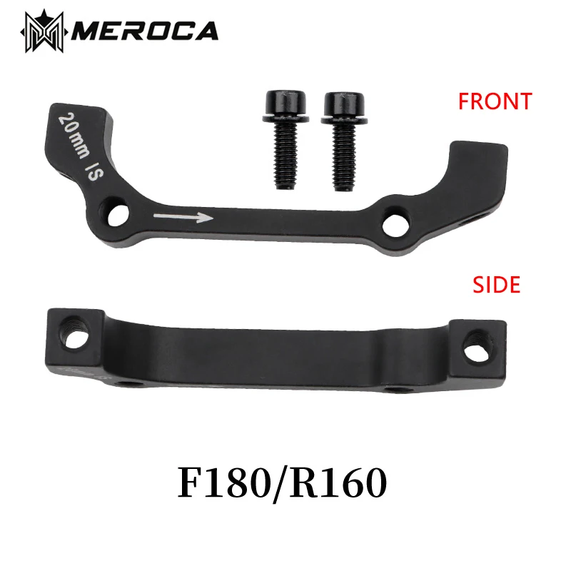 MEROCA Mountain Bicycle Disc Brake Adapter Mtb Disc Brake Converter Mountain Bike Bracket Cycling Caliper Mount For 160 180 203mm Rotor